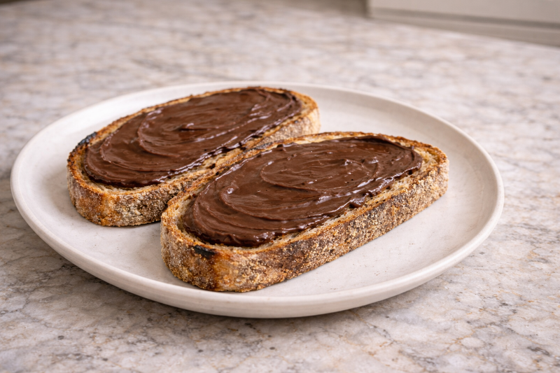 Hellava Chocolate Sesame Toast